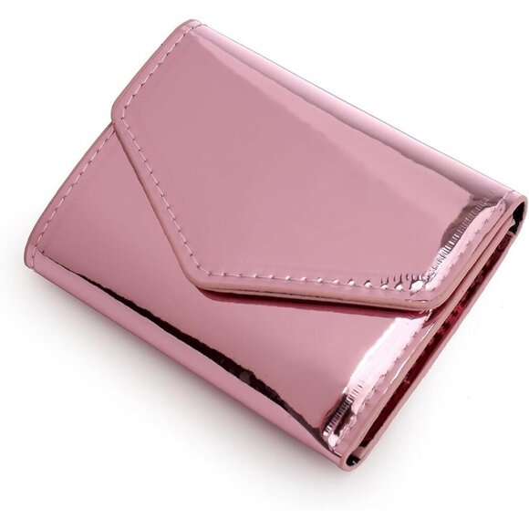⭐Small Wallet Ultra Slim Pu Leather Credit Card Holder Clutch Wallets for Women - Picture 1 of 7